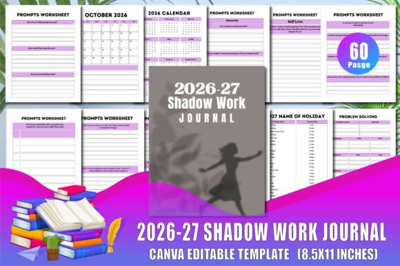 2026-27 Shadow Work Journal: A Guide to Inner Growth and Self-Discovery
