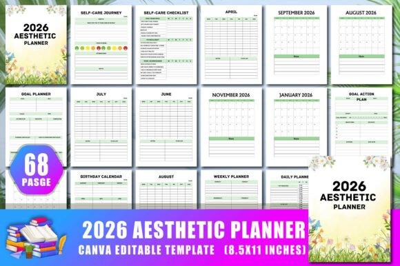 2026 Aesthetic Planner