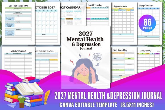 2027 Mental Health Depression Journal: A Holistic Tool for Mindfulness and Self-Care