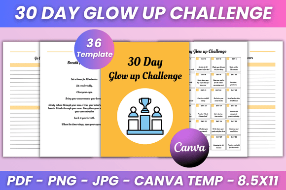 30 Day Glow Up Challenge Kdp Interior: A Complete Guide to Transforming Your Space and Yourself