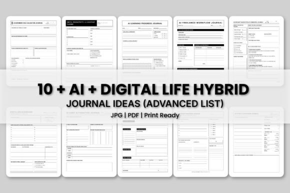 AI Logbook Bundle KDP Interior