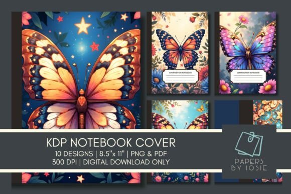 Butterly KDP Notebook Cover