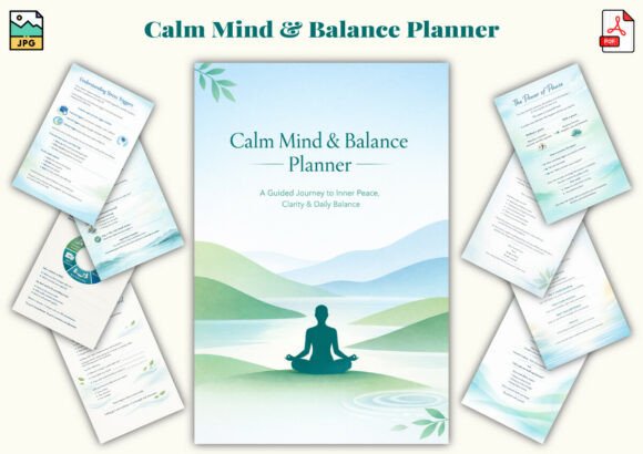 Calm Mind Balance Planner