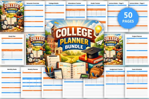 College Planner Bundle for Student Success