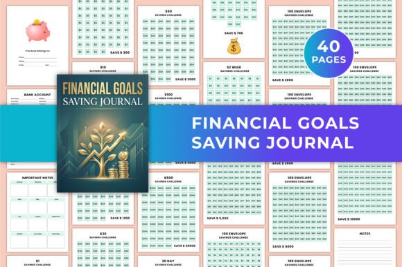 Financial Goals Saving Journal KDP: A Tool for Structured Savings and Financial Planning
