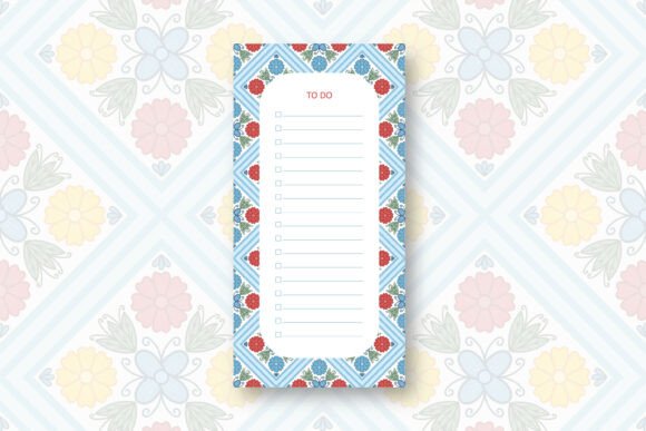 Flower To Do List Template