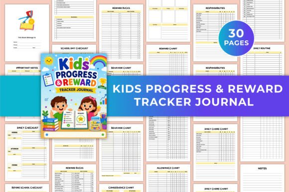 Kids Progress Reward Tracker Journal: A Practical Tool for Habit Building and Motivation