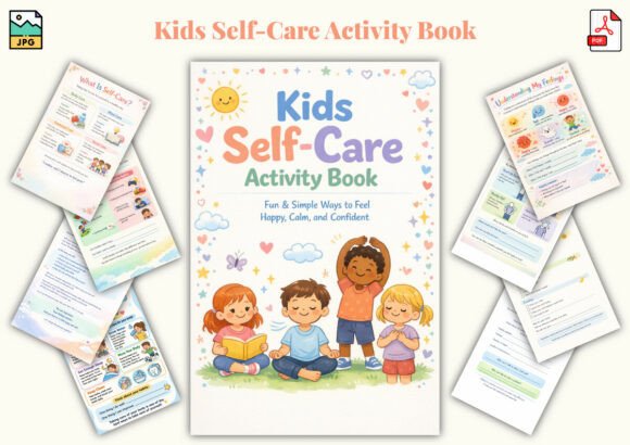 Kids Self-Care Activity Book