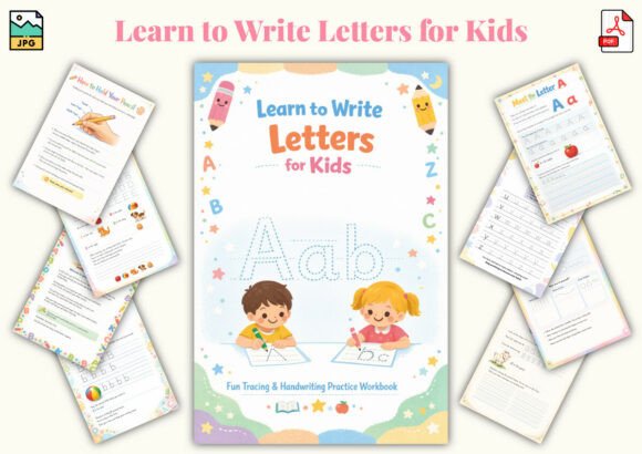 Learn to Write Letters for Kids: A Simple Guide to Early Handwriting Practice