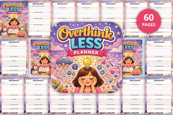 Overthink Less Planner: A Simple System for Managing Mental Clutter