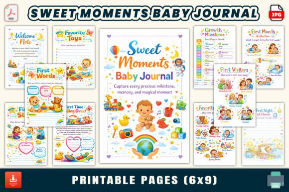 Sweet Moments Baby Journal