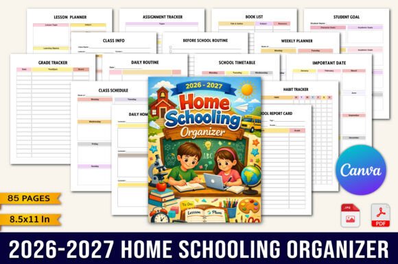 The 2026–2027 Homeschooling Organizer: A Game-Changer for Structured Learning