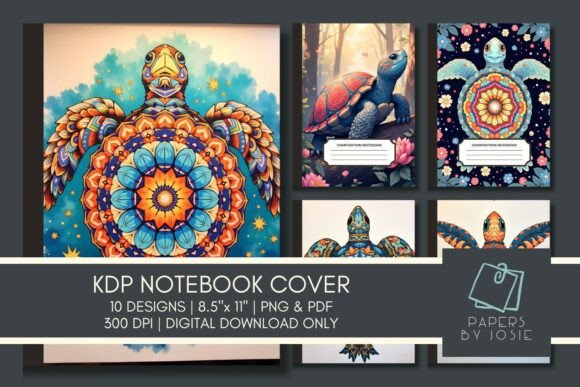 Turtle Mandala Pattern KDP Notebook: A Creative Tool for Modern Creators and Entrepreneurs
